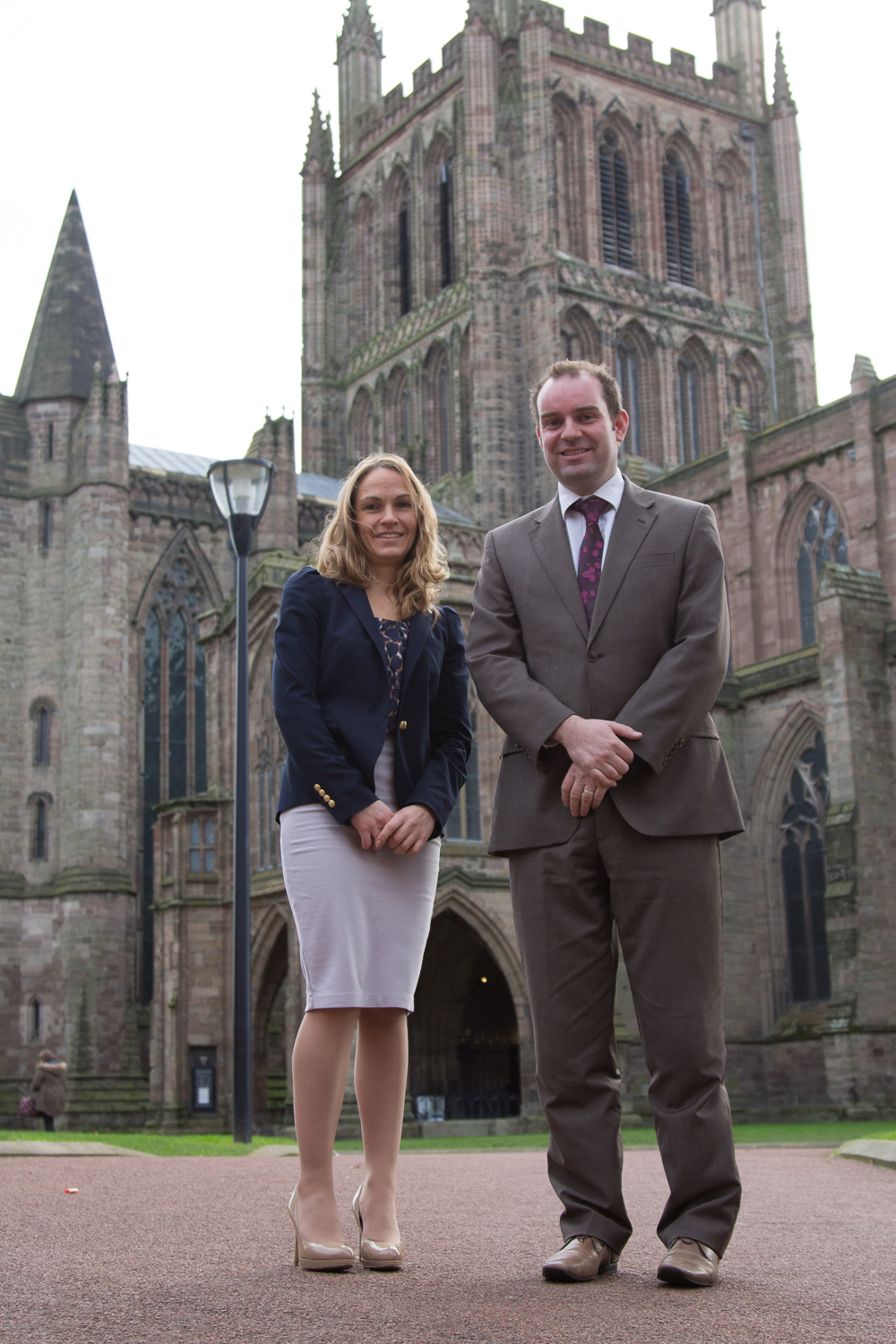 L-R Alison Goodwin, Matt Hayes